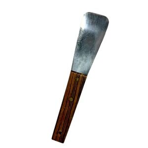 Vintage Vernco Stainless Steel Ice Cream Spade Scoop Wood Handle 9 1/2" Japan